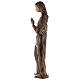 Statue of Virgin Mary in bronze 85 cm for EXTERNAL USE s5