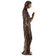 Statue of Virgin Mary in bronze 85 cm for EXTERNAL USE s6