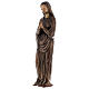 Estatua Virgen María bronce 85 cm para EXTERIOR s3