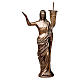 Statue of Risen Christ in bronze 85 cm for EXTERNAL USE s1