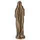 Statua Maria in preghiera bronzo 30 cm per ESTERNO s4