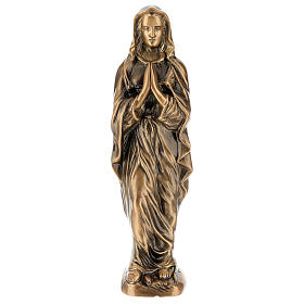 Bronzestatue Madonna Immaculata 50 cm Höhe für den AUßENBEREICH