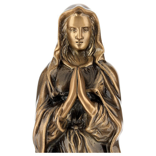 Estatua Virgen Inmaculada bronce 50 cm para EXTERIOR 4