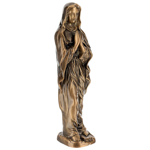 Estatua Virgen Inmaculada bronce 50 cm para EXTERIOR 5