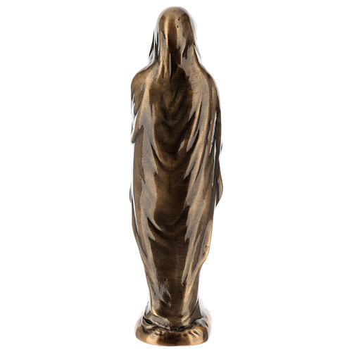Estatua Virgen Inmaculada bronce 50 cm para EXTERIOR 6