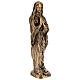 Estatua Virgen Inmaculada bronce 50 cm para EXTERIOR s5