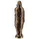 Estatua Virgen Inmaculada bronce 50 cm para EXTERIOR s6