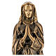 Immaculate Mary Bronze Statue 50 cm for OUTDOORS s4