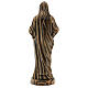 Estatua bronce Jesús Sagrado Corazón 40 cm para EXTERIOR s5