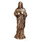 Statue bronze Sacré-Coeur de Jésus 40 cm POUR EXTÉRIEUR