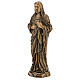 Statua bronzo Gesù Sacro Cuore 40 cm per ESTERNO s3