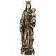 Statue of Our Lady of Mount Carmel in bronze 80 cm for EXTERNAL USE s1