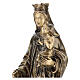 Statue of Our Lady of Mount Carmel in bronze 80 cm for EXTERNAL USE s4