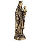 Statue of Our Lady of Mount Carmel in bronze 80 cm for EXTERNAL USE s5