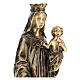 Statue of Our Lady of Mount Carmel in bronze 80 cm for EXTERNAL USE s6