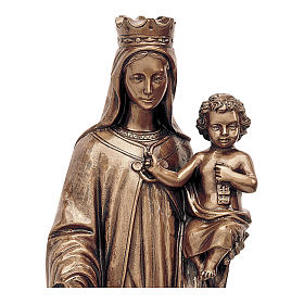 Estatua Virgen del Carmen bronce 80 cm para EXTERIOR