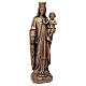 Statue Notre-Dame du Mont-Carmel bronze 80 cm POUR EXTÉRIEUR