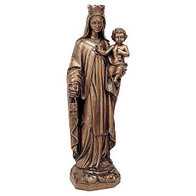 Figura Matka Boża z Góry Karmel brąz 80 cm na ZEWNĄTRZ