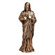 Statue religieuse Sacré-Coeur de Jésus bronze 60 cm POUR EXTÉRIEUR