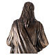 Estatua Corazón divino de Jesús bronce 80 cm para EXTERIOR s7