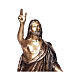 Statue of Blessing Christ in bronze 110 cm for EXTERNAL USE s2