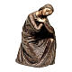 Statue of the Virgin of Annunciation in bronze 45 cm for EXTERNAL USE s1