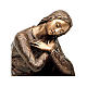 Statue of the Virgin of Annunciation in bronze 45 cm for EXTERNAL USE s2