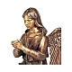 Imagem anjo em oração bronze 80 cm para EXTERIOR s2
