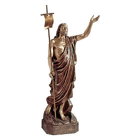 Statua Gesù Risorto bronzo 135 cm per ESTERNO