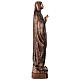 Statue of Our Lady of Lourdes in bronze 80 cm for EXTERNAL USE s7