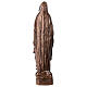 Estatua Virgen de Lourdes bronce 80 cm para EXTERIOR s9