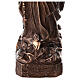 Our Lady of Lourdes Bronze Statue 80 cm for OUTDOORS s6