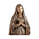 Statue of Our Lady of Lourdes in bronze 150 cm for EXTERNAL USE s2