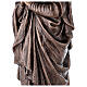Devotional statue of the Virgin Mary in bronze 100 cm for EXTERNAL USE s6