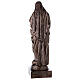 Devotional statue of the Virgin Mary in bronze 100 cm for EXTERNAL USE s8