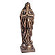 Statua devozionale Maria Vergine bronzo 110 cm per ESTERNO