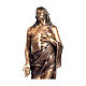 Statue Christ mort bronze 110 cm POUR EXTÉRIEUR s2