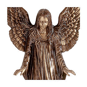 Bronzerelief, Engel, 110 cm, für den AUßENBEREICH