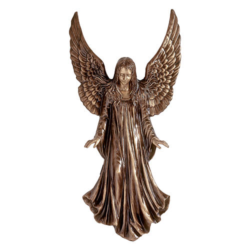 Estatua Ángeles pared bronce 110 cm para EXTERIOR 1
