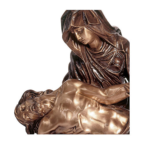 Estatua Piedad bronce 60 cm para EXTERIOR 2