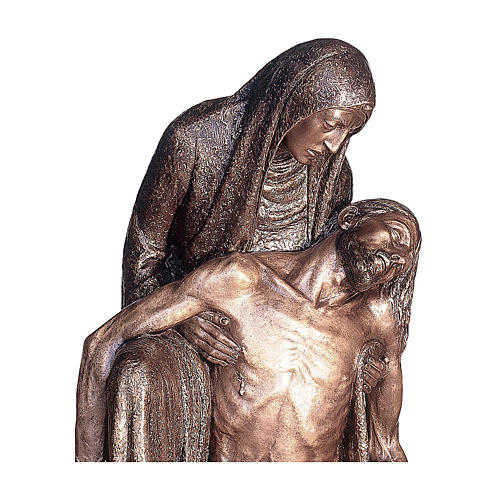 Statua particolare Pietà in bronzo 180 cm per ESTERNO 2