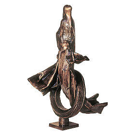 Funerary statue of Flying Souls in bronze 170 cm for EXTERNAL USE