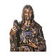 Statua Gesù Buon Pastore bronzo 130 cm per ESTERNO s2
