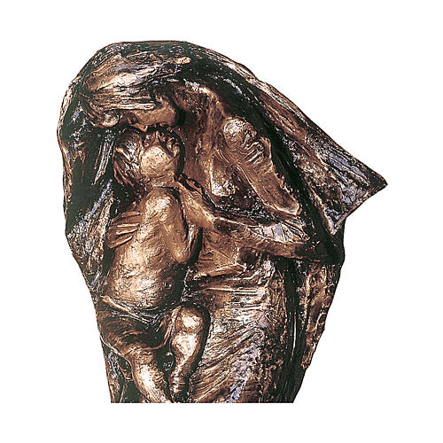 Imagem Virgem Eleusa bronze 185 cm para EXTERIOR 2