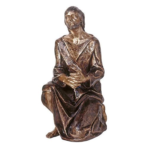 Bronzestatue, Jesus im Garten Gethsemane, 120 cm, für den AUßENBEREICH 1