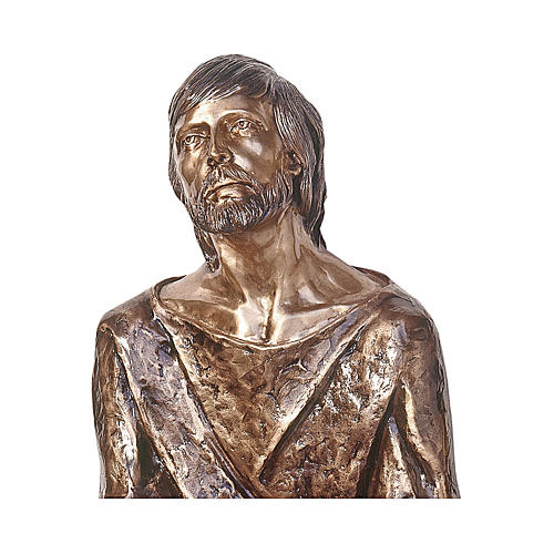 Estatua Cristo en el Getsemani de bronce 120 cm para EXTERIOR 2