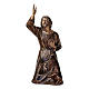 Statue of Jesus in the vegetable garden in bronze 115 cm for EXTERNAL USE s1