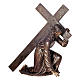 Bronzestatue, Christus das Kreuz tragend, 140 cm, für den AUßENBEREICH s1