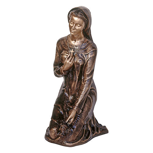 Bronze statue of Kneeling Woman 110 cm for EXTERNAL USE 1