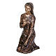 Statua bronzea Donna genuflessa 110 cm per ESTERNO s1